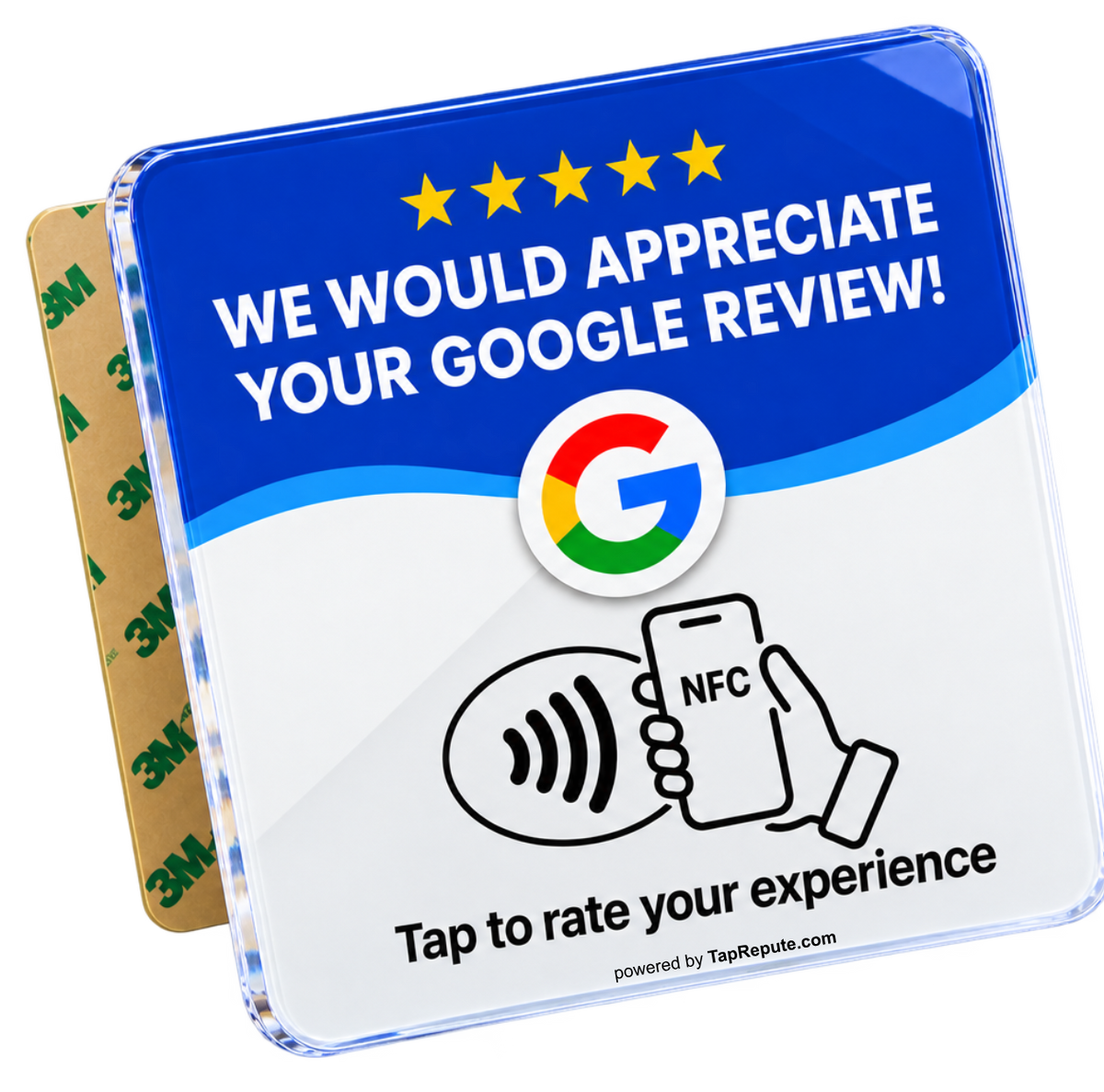 TapRepute NFC Google Review Plaque